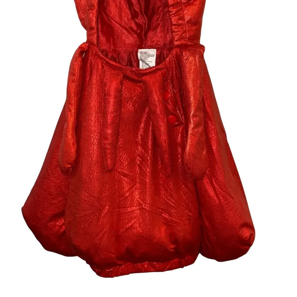 Baby Squid Costume Red Plush Halloween 12-18 Months NWT Cute‎